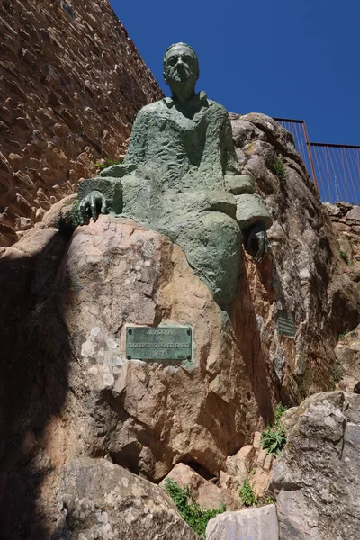 Aracena Huelva Spanien Mars 2023 Monument Över Florentino Perez Embid — Stockfoto