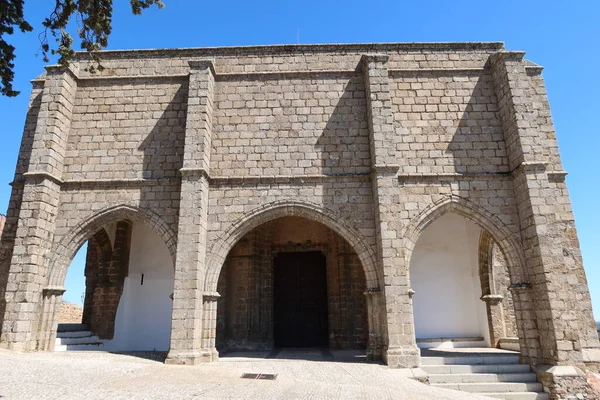 Aracena Huelva Spain Березня 2023 Зворотний Портик Церкви Our Lady — стокове фото