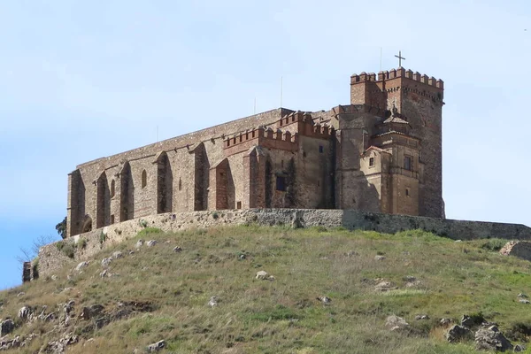 Aracena Huelva Španělsko Března 2023 Kostel Největší Bolesti Vedle Pevnosti — Stock fotografie