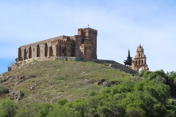 Aracena Huelva España Marzo 2023 Entrada Castillo Iglesia Del Mayor —  Fotos de Stock