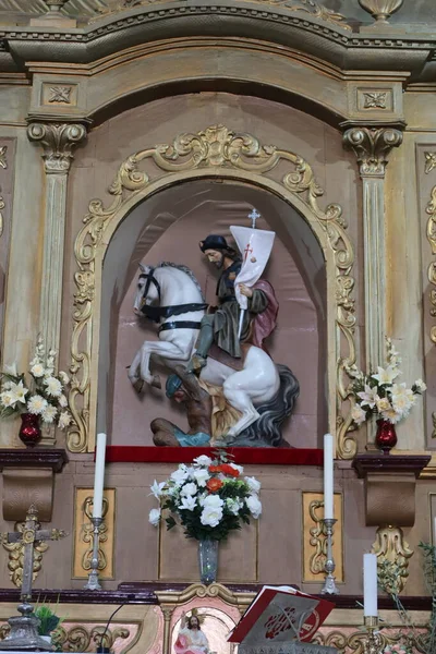 Castano Del Robledo Huelva Spain April 2023 Detail Main Altar — 图库照片