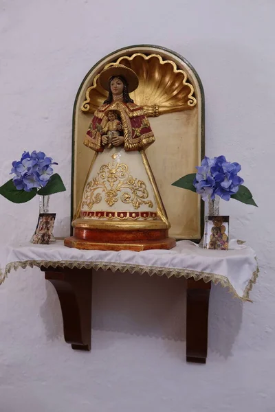 Castano Del Robledo Huelva España Abril 2023 Imagen Lateral Iglesia — Foto de Stock