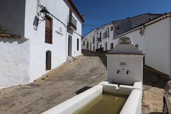 Castano Del Robledo Huelva Espagne Mars 2023 Fontaine Jet Dans — Photo