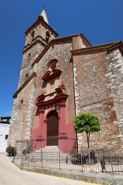 Alajar Huelva Spain April 2023 Main Entrance Door Church San — 스톡 사진