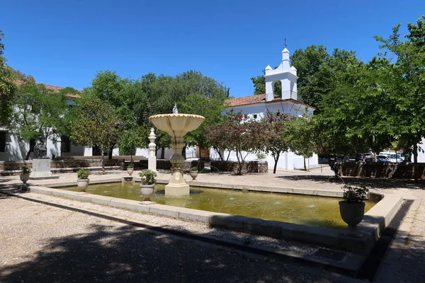 Aracena Huelva スペイン 2023年5月11日 歴史的な関心のある場所 ドナエルビラ広場にある水の池 Aracena Huelva スペイン — ストック写真