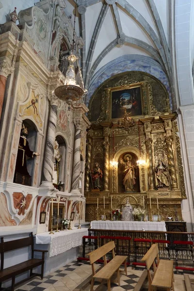 Cortegana Huelva España Mayo 2023 Uno Los Lados Iglesia Divino —  Fotos de Stock