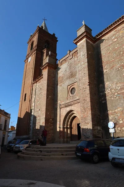 Cortegana Huelva Ισπανία Μαΐου 2023 Κάθετη Άποψη Πρόσοψη Και Κύρια — Φωτογραφία Αρχείου