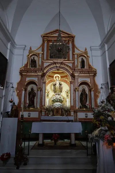 Galaroza Huelva España Junio 2023 Altar Iglesia Nuestra Señora Del — Foto de Stock