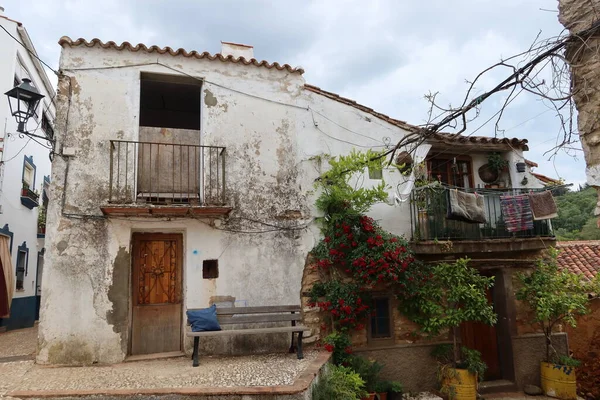 Galaroza Huelva Spain Червня 2023 Один Найстаріших Білих Пофарбованих Будинків — стокове фото