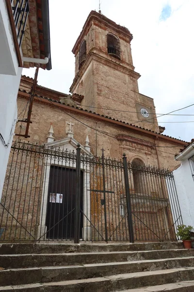 Galaroza Huelva Spagna Giugno 2023 Una Delle Facciate Dell Iglesia — Foto Stock