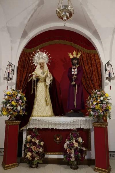 Aracena Huelva Espanha Junho 2023 Virgem Maria Jesus Cristo Igreja — Fotografia de Stock
