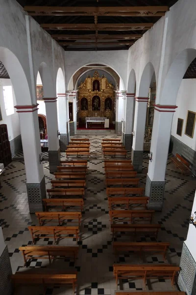 Aracena Huelva España Junio 2023 Vista Vertical Del Interior Iglesia — Foto de Stock