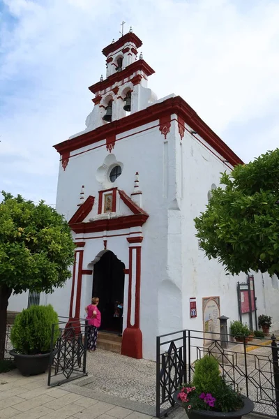 Almonaster Real Huelva España Junio 2023 Vista Vertical Ermita Trinidad — Foto de Stock