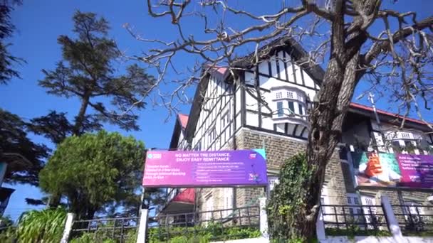 Situé Dans Les Collines Shimla Cette Architecture Époque Britannique Construite — Video