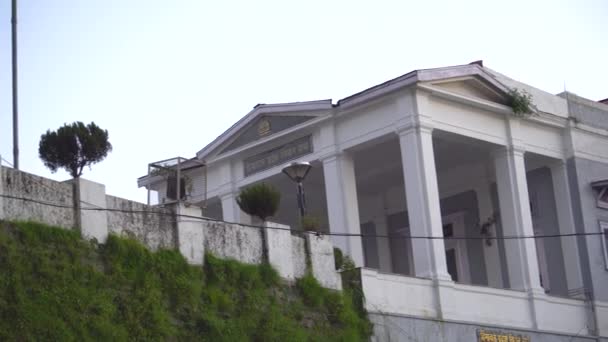 Postaven Městě Shimla Architektonickou Budovou Legislativního Shromáždění Himachal Pradesh — Stock video