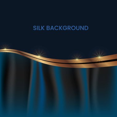 Lüks ve zarif ipek arka plan, soyut arkaplan vektör grafikleri. Kumaş fabrikası, kumaş dükkanı, giysi, duvar kağıdı vs. için mükemmel kullanım.