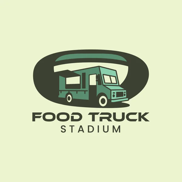 Vecteur Logo Camion Alimentaire Boisson Convient Aux Entreprises Alimentaires Boissons — Image vectorielle
