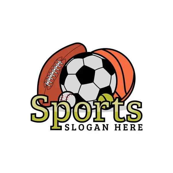 Sports ball logo. very suitable for the football industry and sports shops.