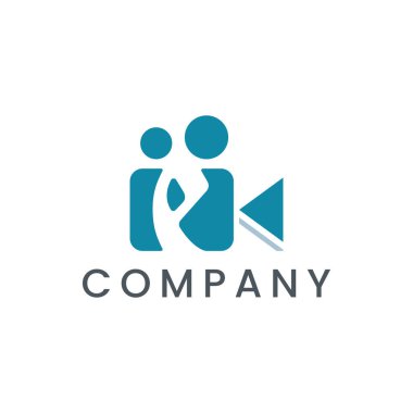 Basit ve modern harf E film kamerası logo vektörü. Teknolojiye, eğlenceye, stüdyoya, medya endüstrisine ve daha birçoğuna uygun..