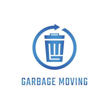 Basit ve modern GM çöp kutusu logo vektörü. Çevre endüstrileri için uygun ve böyle devam ediyor..