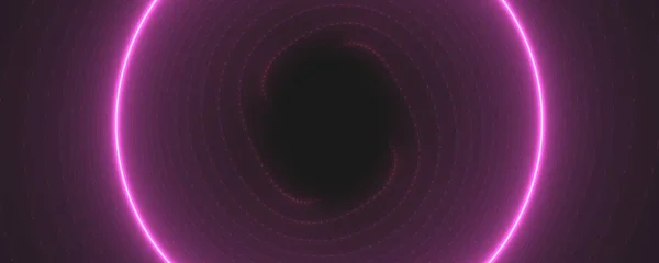 Glowing Neon Purple Circle Swirl Background — Stock Photo, Image
