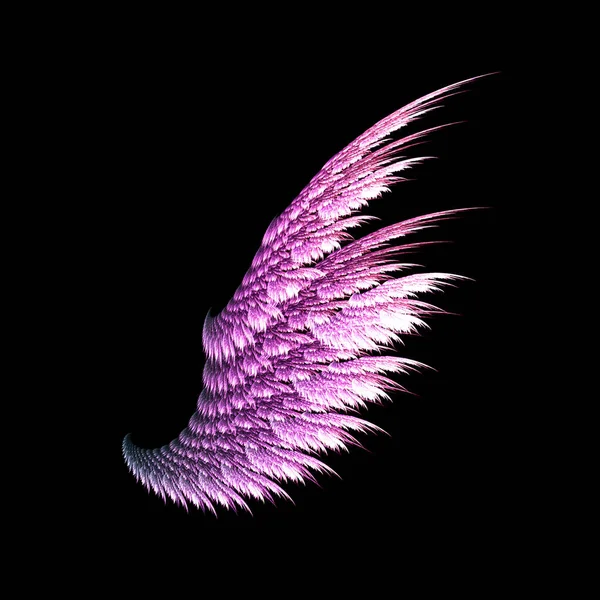 Bild Eines Lila Flügels — Stockfoto