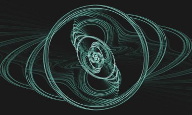 mavi dalgalı çember soyut arkaplan 2