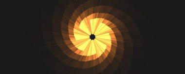 turuncu gradyan fan dönüş arkaplanı