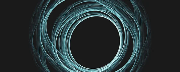 Blauwe Gradiënt Cirkel Abstract — Stockfoto