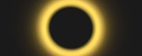 Zářící Krém Žlutý Kruh Pozadí — Stock fotografie