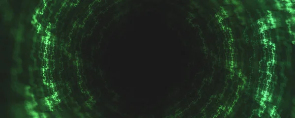 Yeşil Uzay Zaman Makinesi Deliği Arkaplan — Stok fotoğraf