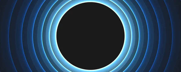 Blauw Verloop Cirkel Gat Achtergrond — Stockfoto