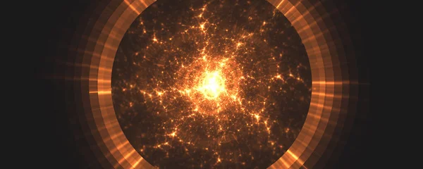 Φως Έκρηξη Φόντο Στην Τρύπα Γαλαξία — Φωτογραφία Αρχείου
