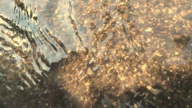 Temiz su dalgaları arka plan, saf