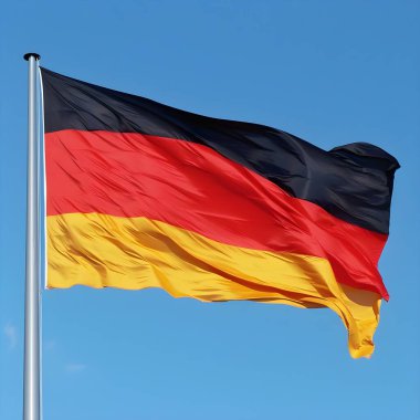 Rüzgarda Alman bayrağı