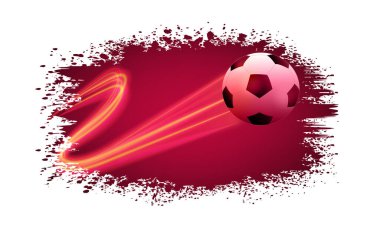 Futbol arka planı. Duvar kağıdı vur. Dekorasyon, reklam tasarımı, web sitesi veya yayın için İş Sunumu Vektör Şablonu kullanımı, afişler ve posterler, kapaklar ve broşürler, broşürler.