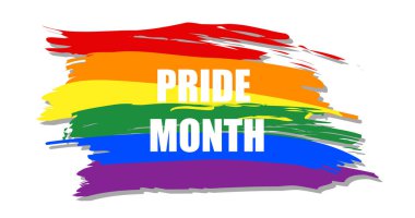 Gurur dolu bir gurur bayrağı. Dekorasyon grafik kaynakları için İş Sunum Şablonu kullanımı şeffaf arkaplan png ve yazdırma kumaşı