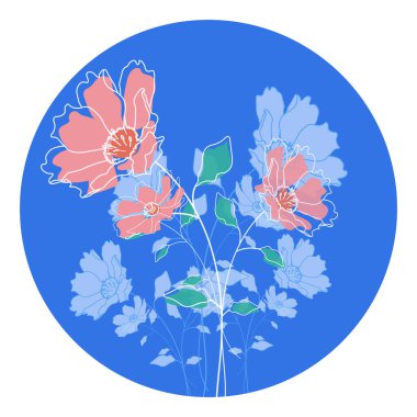 floral art print  design  Botanical wall art vector. Abstract Plant Art design for wall framed prints