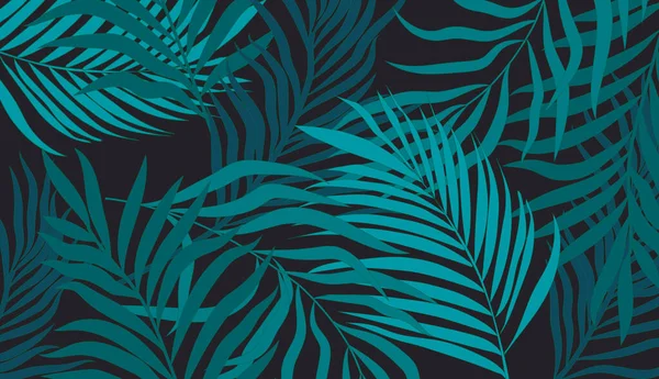 stock vector green leaves palm floral lines art print design. Botanical Wall Art Vector Abstract art design for wall print.