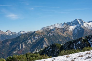 Unmatched mountain views in the Valley of Five Ponds, Tatra Mountains, Zakopane, Poland, reveal rugged peaks and alpine lakes, creating a breathtaking natural landscape clipart