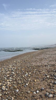 Portekiz Atlantik Kıyı Çizgisi Panoramik Görünümü