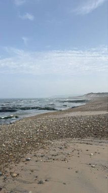 Portekiz Atlantik Kıyı Çizgisi Panoramik Görünümü