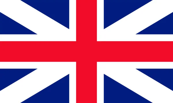 Angliában Anglia Zászlója Vízszintes Kialakítás Anglia Zászlajának Ragyogása Vízszintes Kialakítás — Stock Fotó