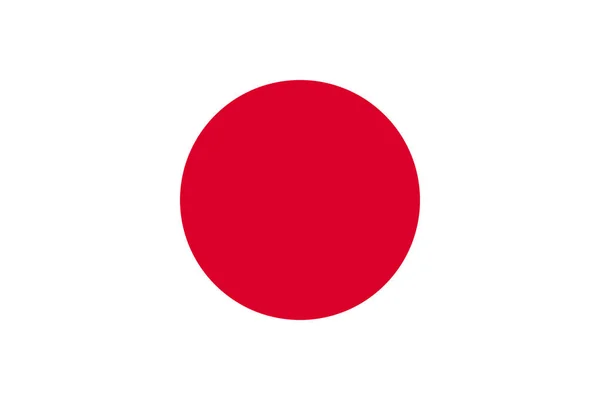Japan Flagge Japans Horizontales Design Llustration Der Flagge Japans Horizontales — Stockfoto