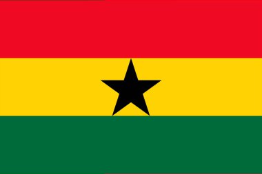 Gana. Gana bayrağı. Yatay tasarım. Gana bayrağının görüntüsü. Yatay tasarım. Soyut tasarım. İllüzyon. Harita. Büyük Accra.