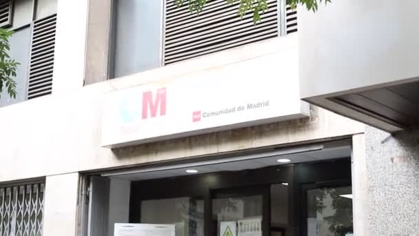 Nemocnice Klinika Pohotovost Lékaři Zdravotníky Madridu Španělsku Evropa Nemocní Lidé — Stock video