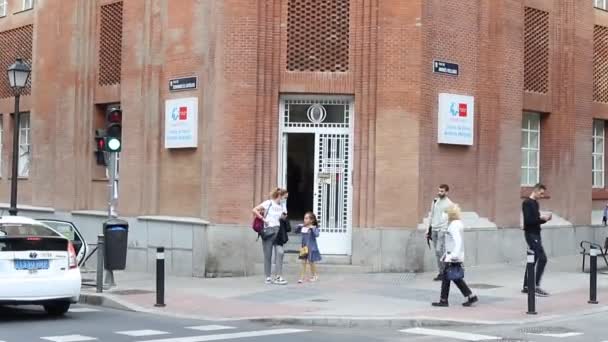 Szpitala Klinika Izby Przyjęć Lekarzami Pielęgniarkami Madrycie Hiszpanii Europie Chorzy — Wideo stockowe