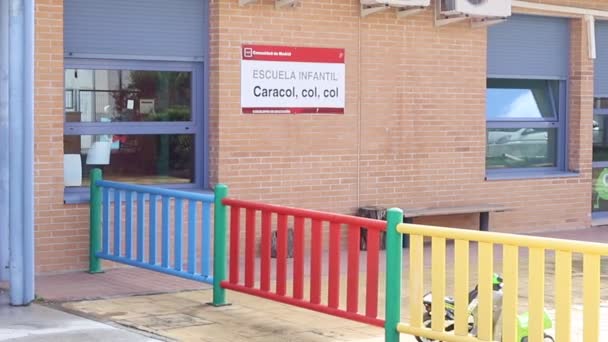 Collège Couloirs Une École Couloir École Par Lequel Passent Les — Video