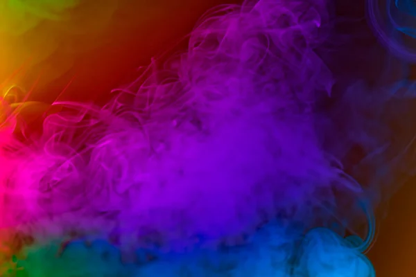 抽象彩色烟雾背景 — 图库照片