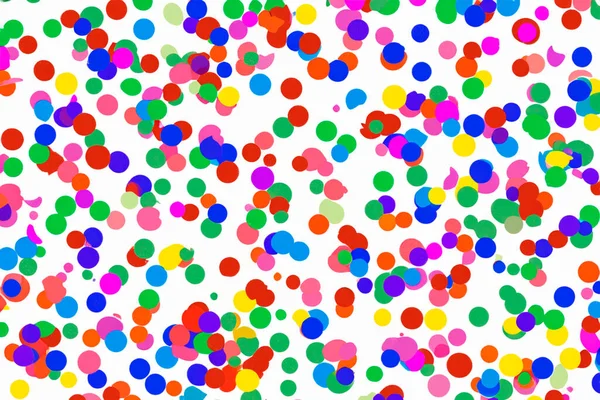 Confetti Illustration Fun Seamless Pattern Creative Minimalist Art Style Modern — Stock Photo, Image
